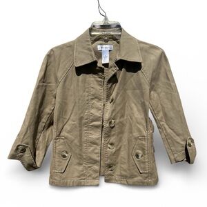 Isaac Mizrahi Khaki Utility Jacket